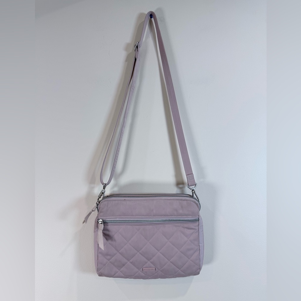 🔥Vera Bradley Quilted Crossbody Shoulder Bag - Dusty Lilac EC🔥